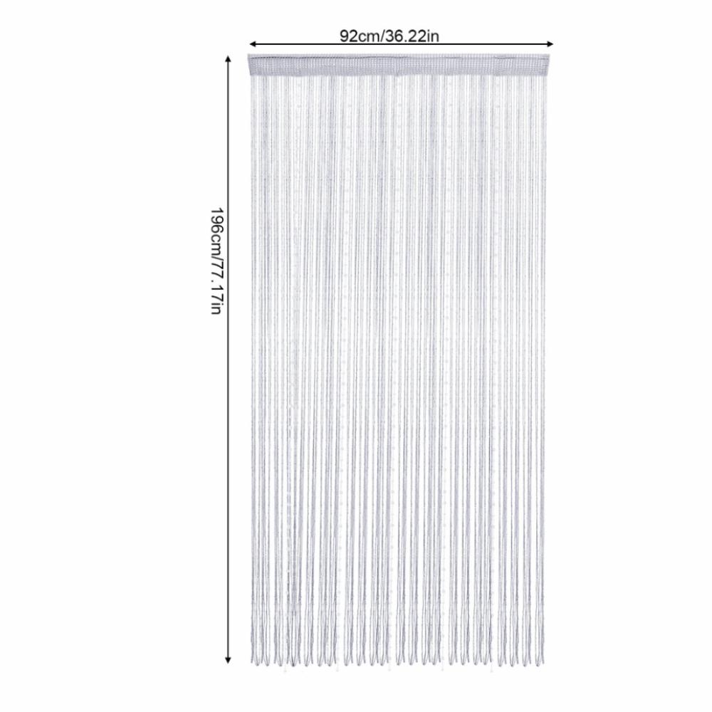 Crystal Bead String Curtain Decorative Partition Curtain Practical Beaded Curtain  Room Partition