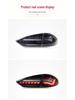 Ford Mondeo 19-21 Taillight Assembly LED Dragon Scale DRL with Sequential Turn Signal