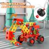 Kids Building Blocks Set Electric Drill Assembly Screw Toy Puzzle Multifunctional Educational STEM Toys for Boys Girls Birthday