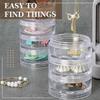 Travel Cosmetic Jar Empty Stackable Jars Loose Power Pot Eye Shadow Powder Small Portable Bottles