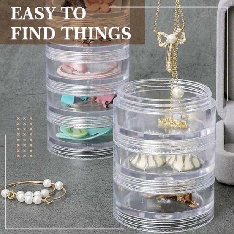Travel Cosmetic Jar Empty Stackable Jars Loose Power Pot Eye Shadow Powder Small Portable Bottles