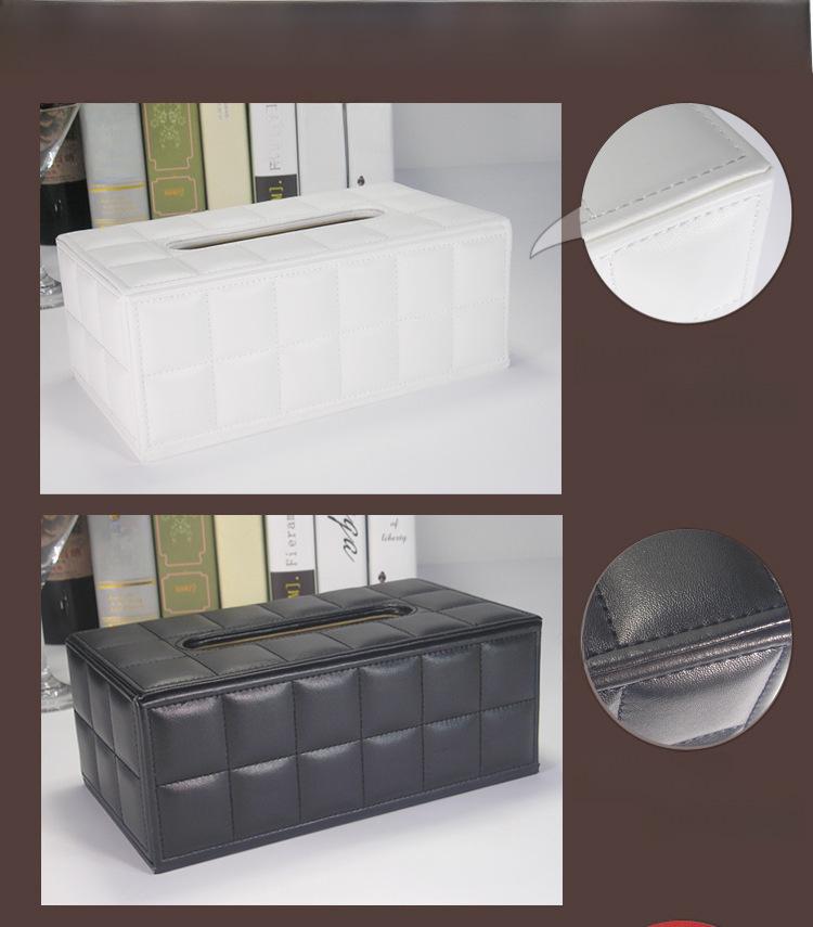 Premium Leather Tissue Box for Living Room, Coffee Table, Home, Hotel, or Restaurant - Stylish and High-Quality