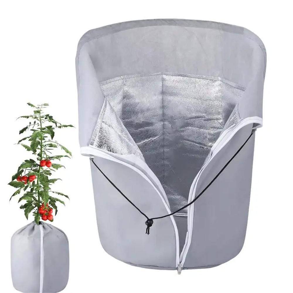 Plant Protection Cover for Winter Gardening 40 X 35cm Breathable Insulated Tree Shrub Frost Guard Reusable