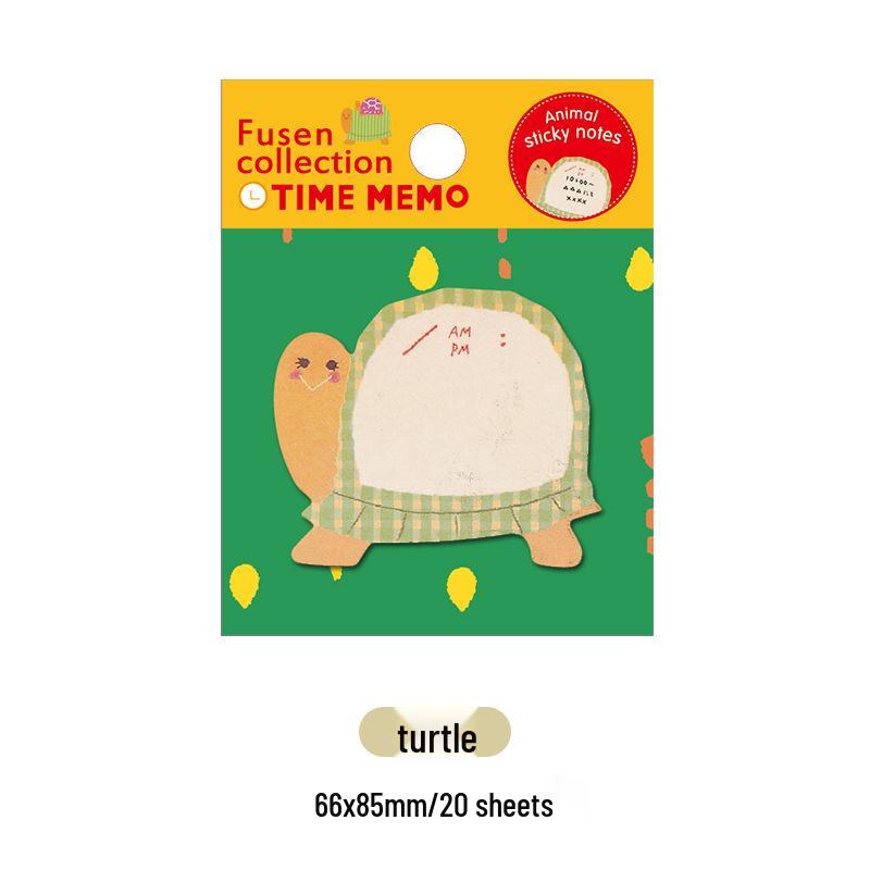 Korean Cute Cartoon Animal Sticky Notes | Tearable Memo Pad | Portable Student Stationery Gift