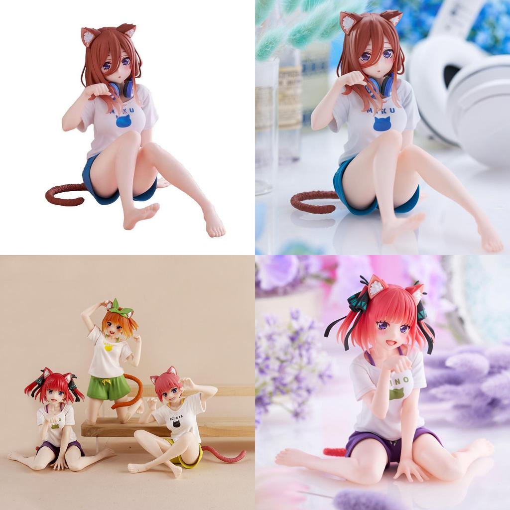 Exquisite Five Equal Parts Bride Home Wear Nino Miku Pvc Figurine For Anime Lovers