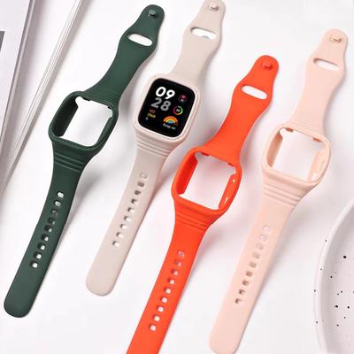 Carcasă+Curea Silicon pentru ceas Redmi 3 active/Lite Accesorii smartwatch Brățară Impermeabilă pentru redmi watch 3 active/Lite