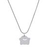 Silver Titanium Steel Variety Little Monster Necklace Trendy Cute Little Ghost Hip Hop Collarbone Chain Fashion Pendant