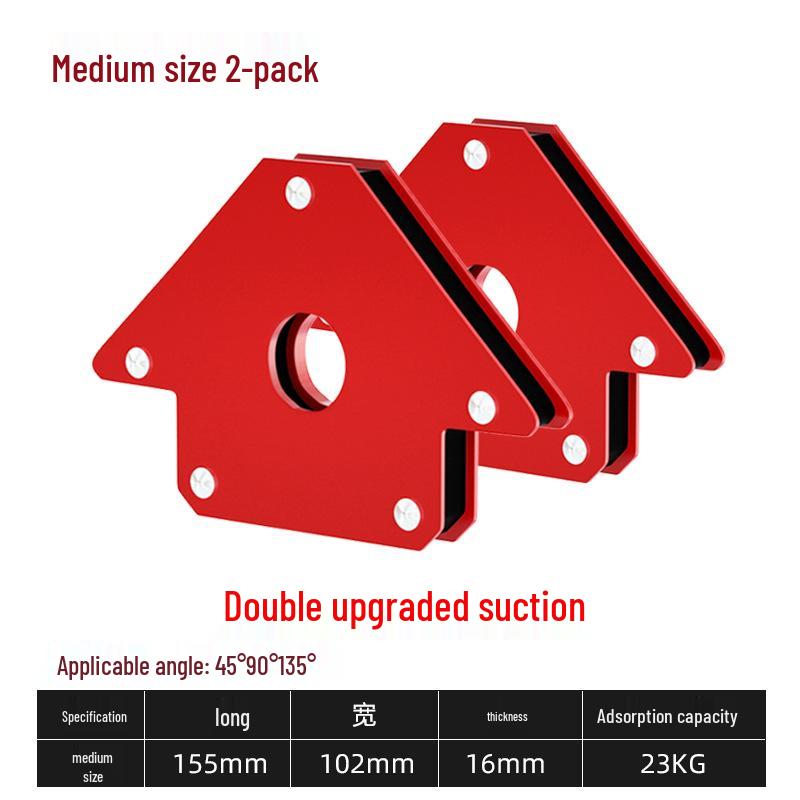 90° Electric Welding Magnet Fixture - Strong Magnetic Angle Locator