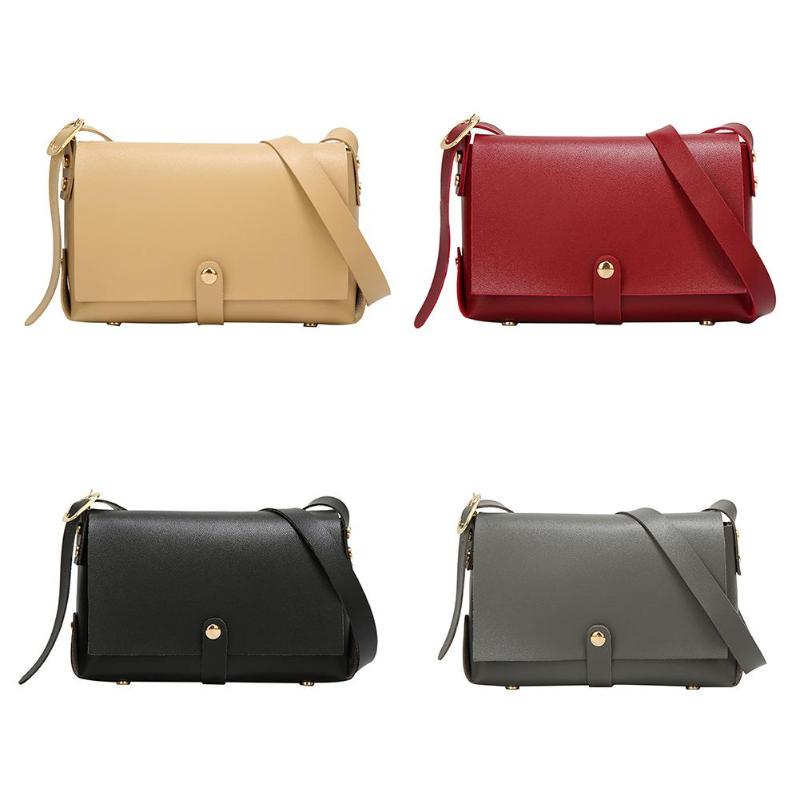 Buy Vintage Rivet PU Leather Simple Handbags Women Crossbody Shoulder