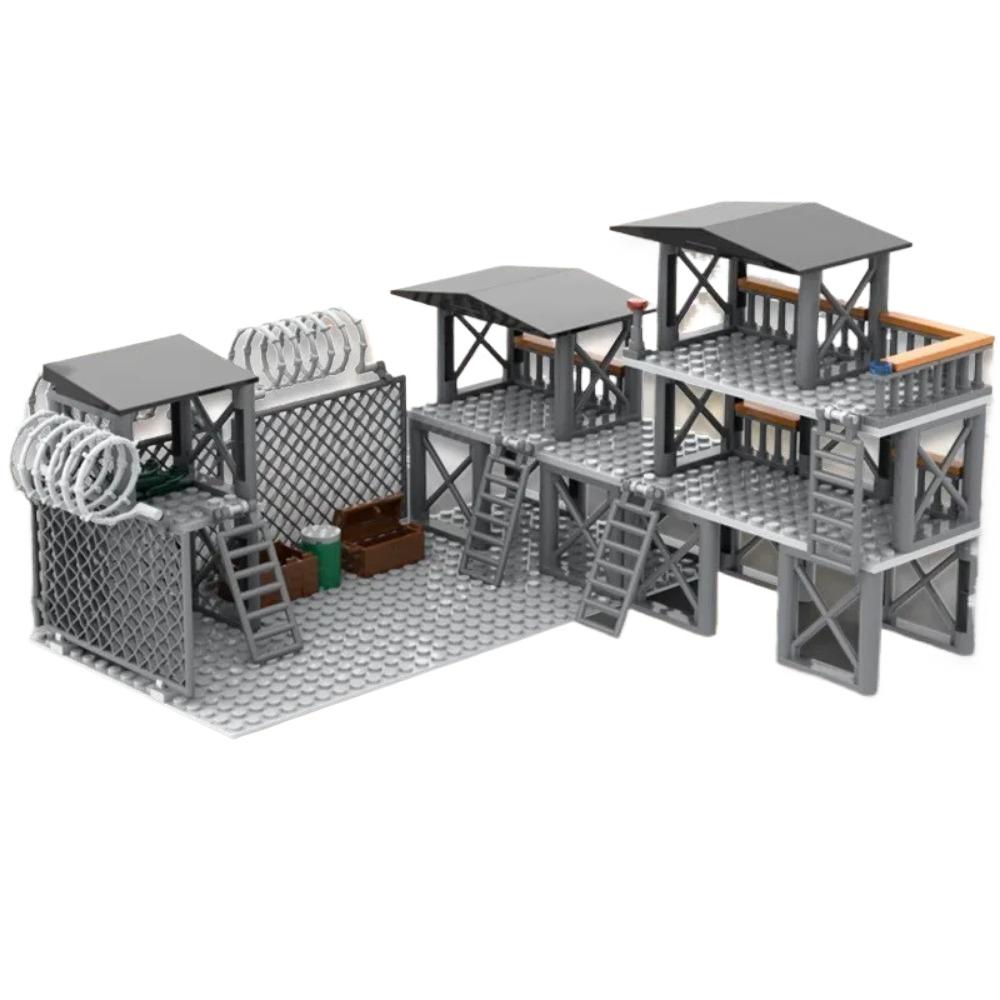 

Строительные блоки WW2 Совместимые фигурки солдат Военная база Лагерь военнопленных Блоки Оружие Строительство MOC Кирпичи Игрушки для мальчиков Подарки