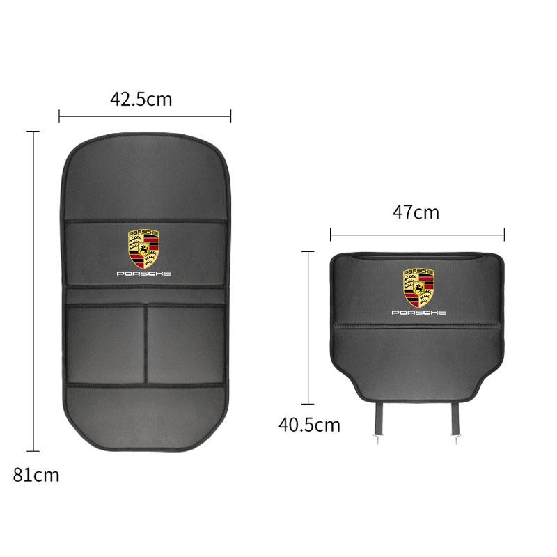 Covoraș Anti-Lovire cu Piciorul pentru Scaun Auto, Protector Spătar Scaun, Accesorii Pentru Porsche Panamera Taycan 911 718 Macan Cayenne Boxster Cayman 918