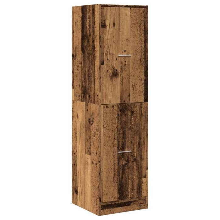 VidaXL Armoire d'apothicaire vieux bois 40x41x144,5 cm bois ingénierie, coffre d'apothicaire, meuble d'apothicaire, coffre à 3309643