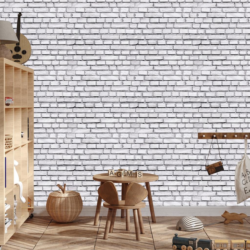 Light Brick Wall Wallpaper for Living Room and Bedroom 50x1000