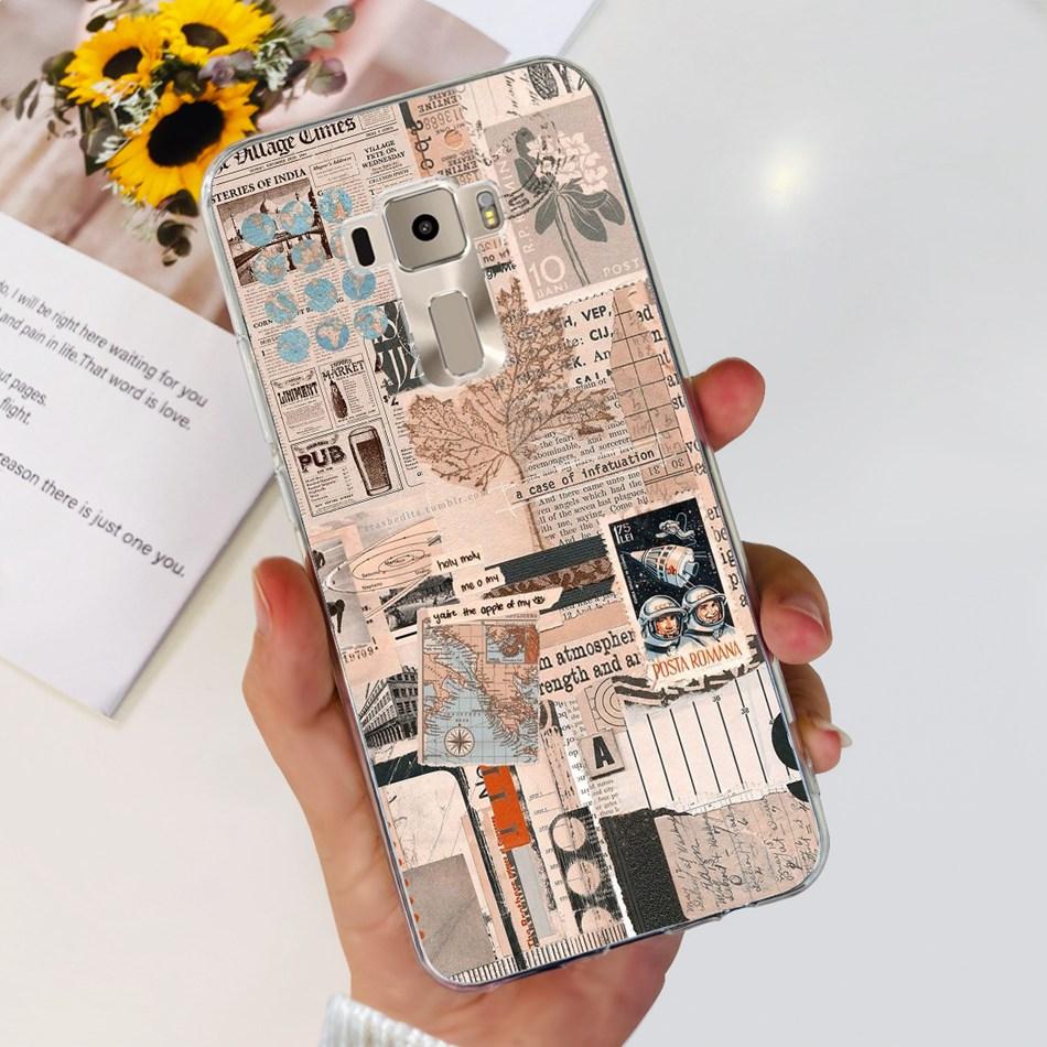 For Asus ZenFone 3 ZE520KL ZA520KL Case Asus ZenFone3 Z017D Z017DA Z017DB 5.2" Fashion Soft Silicone TPU Phone Back Cover