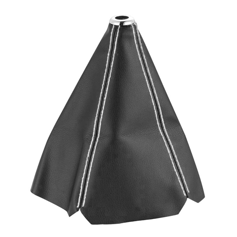 Premium PU Leather Gear Shifter Boot Protector Universal Anti Scratch Waterproof Car Interior Accessory Shifter Collars