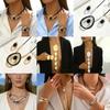 Stylish Versatile Simple Necklace Bracelet Set Women's Wear
