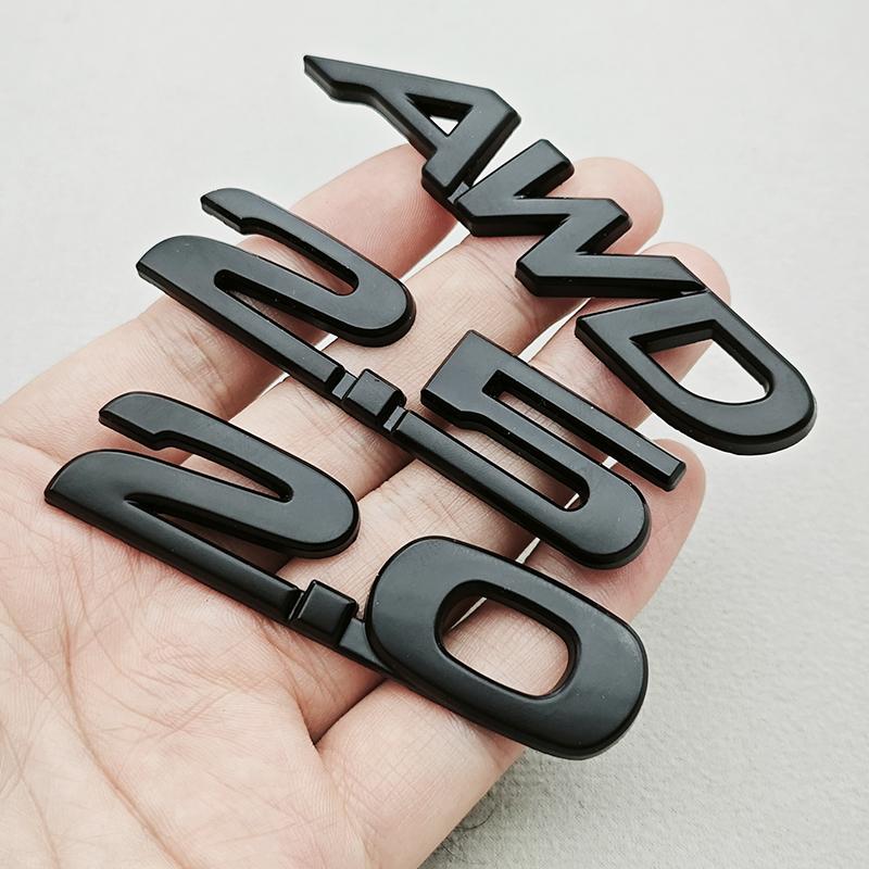 NEW 3D Metal Car Styling 2.0 2.5 AWD Logo Car Body Badge Emblem For Mazda 3 CX-5 CX-3 RX-8 RX- 5 Decals Accessories Yvmsj22