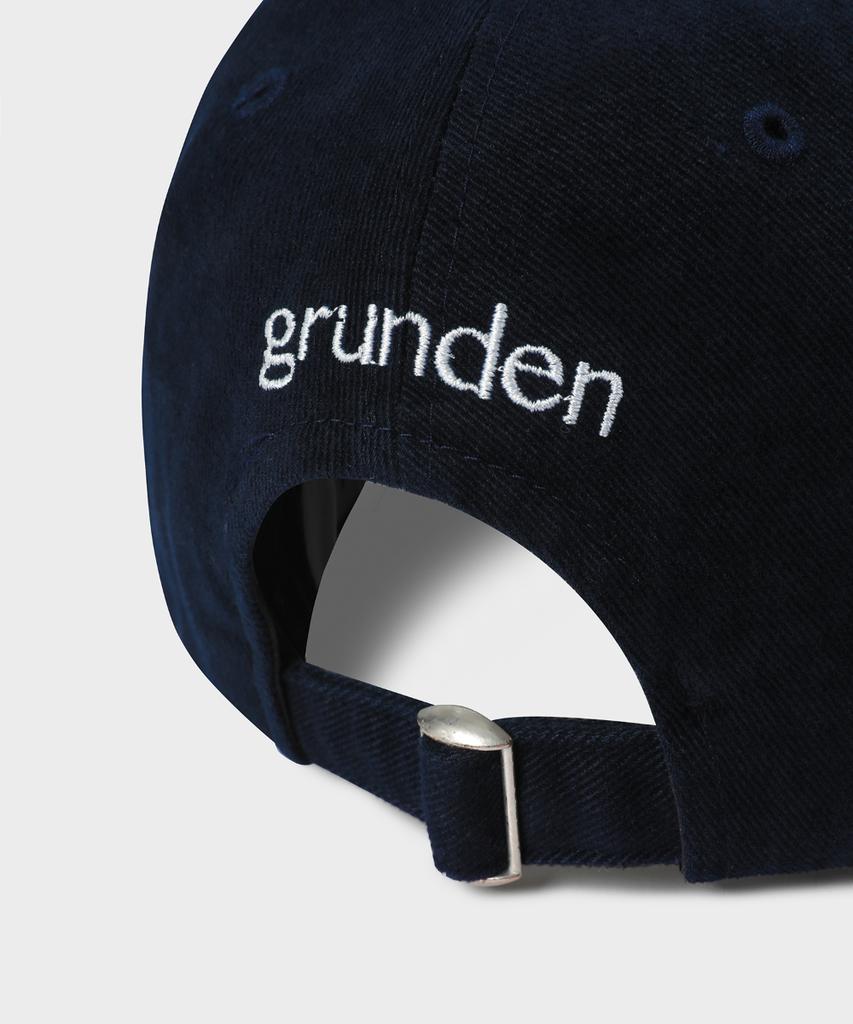Geulleondeun Vintage Logo Cap (Ink Navy)