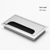 Square Plastic Cable Management Box Cover for Desks - Black and White Dustproof