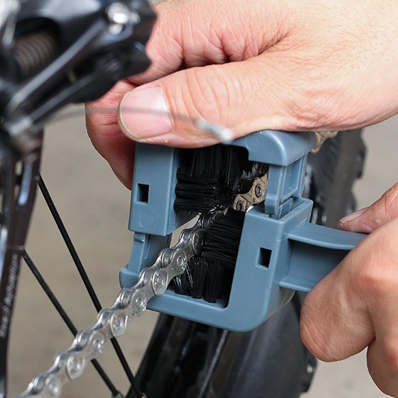Plastic Motorcycle Bicycle Chain Clean Brush Gear Grunge Brush  Scrubber Clean
