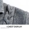 Herbst und Winter Neue Halb-high Neck Verdickt Dicke Nadel männer Pullover Zipper Lose Pullover Gestrickte Pullover Männer
