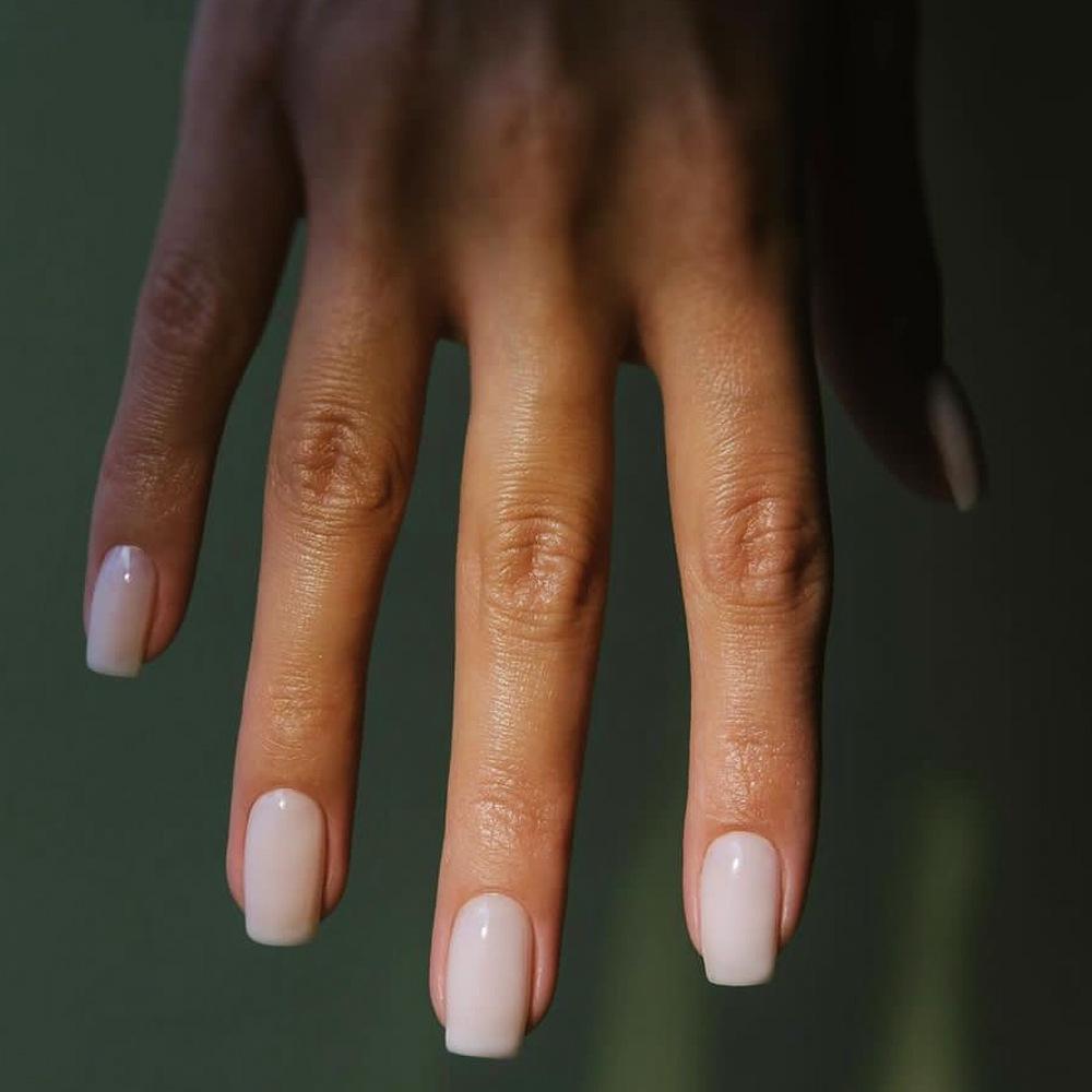 Damskie Proste Średnie i Długie Jednokolorowe Naklejki do Noszenia Nail Art