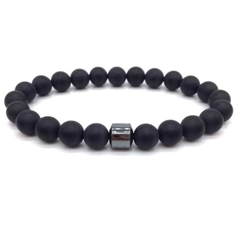 Braccialetto dimagrante alla moda, braccialetto micro magnetico, braccialetto in pietra naturale, braccialetto da donna con terapia magnetica, gioielli che creano una forma del corpo perfetta