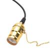 With Pull Chain Switch Pendant Light Fixture E26 E27 Pendant Lamp Holder Pendant Light Kit  Cafe