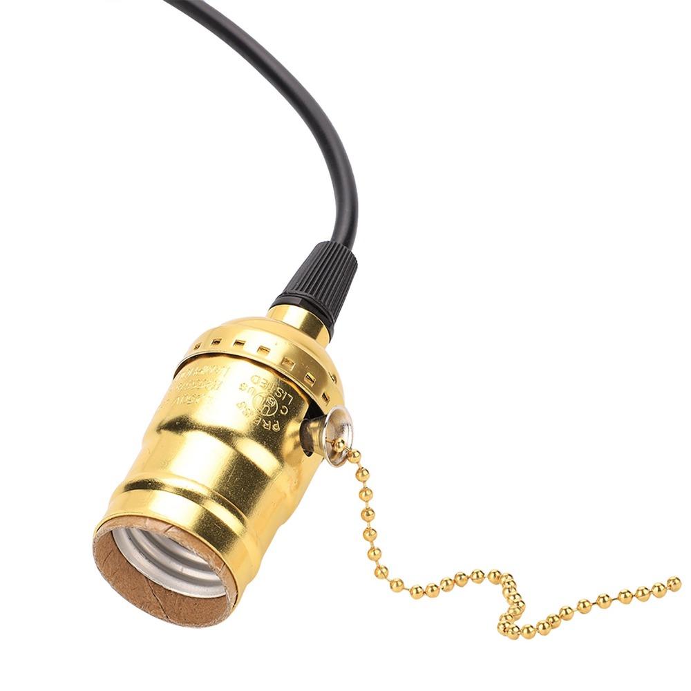 With Pull Chain Switch Pendant Light Fixture E26 E27 Pendant Lamp Holder Pendant Light Kit  Cafe