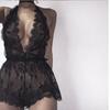 European & American Sexy Lace See-through Pajama Set