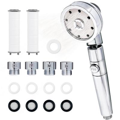 Shiraya Mikro Nano Blasen Duschkopf Wassersparend Chlor Blasen Dusche Hoher Wasserdruck 5 Düsen Nebeldusche Handbrause Wasser Wasser Reinigung Wärme Haut 4