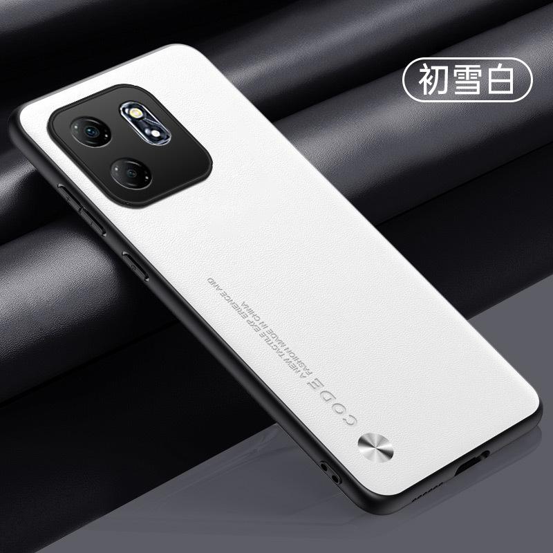 Applicable to Transsion Infinix HOT60Pro plain leather mobile phone case note50Pro anti-drop protective case