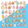 25 Easter Egg Rabbit-Themed DIY Jewelry Sets Necklace Earrings Accessories Keychains Bag Charms W642