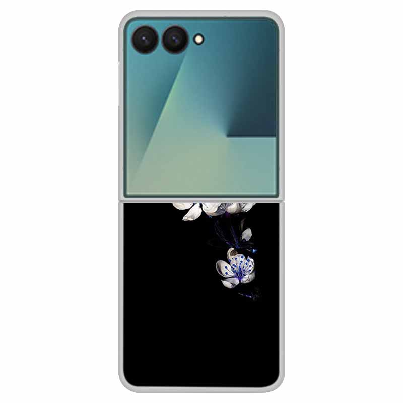 

Чехол для Samsung Galaxy Z Flip 7 5G 6,9 Coque Прозрачный Пластик Жесткий Поликарбонатный Чехол для Телефона Для Samsung Galaxy Z Flip7 Задняя Крышка Чехол Funda Z Flip 7 5G