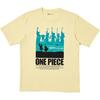 Uniqlo × One Piece Collaboration SS25 Silhouette Pattern Letter Print Loose Casual Short Sleeve T-Shirt Men T-Shirts Yellow 480692-41