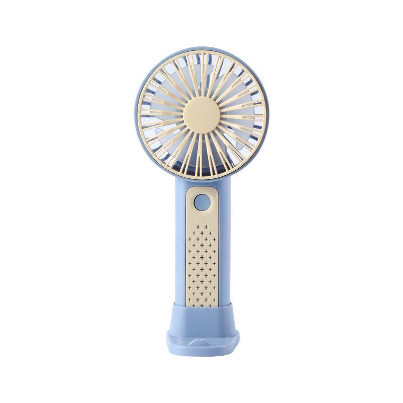 2026 Rechargeable Handheld Mini Fan with USB and Three-Speed Base - Customizable Logo Gift