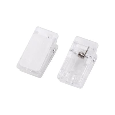 10pcs Plastic Self-Adhesive Clips Portable Small Wall Clips Multipurpose Clear Spring Clips Hanging Storage Photo