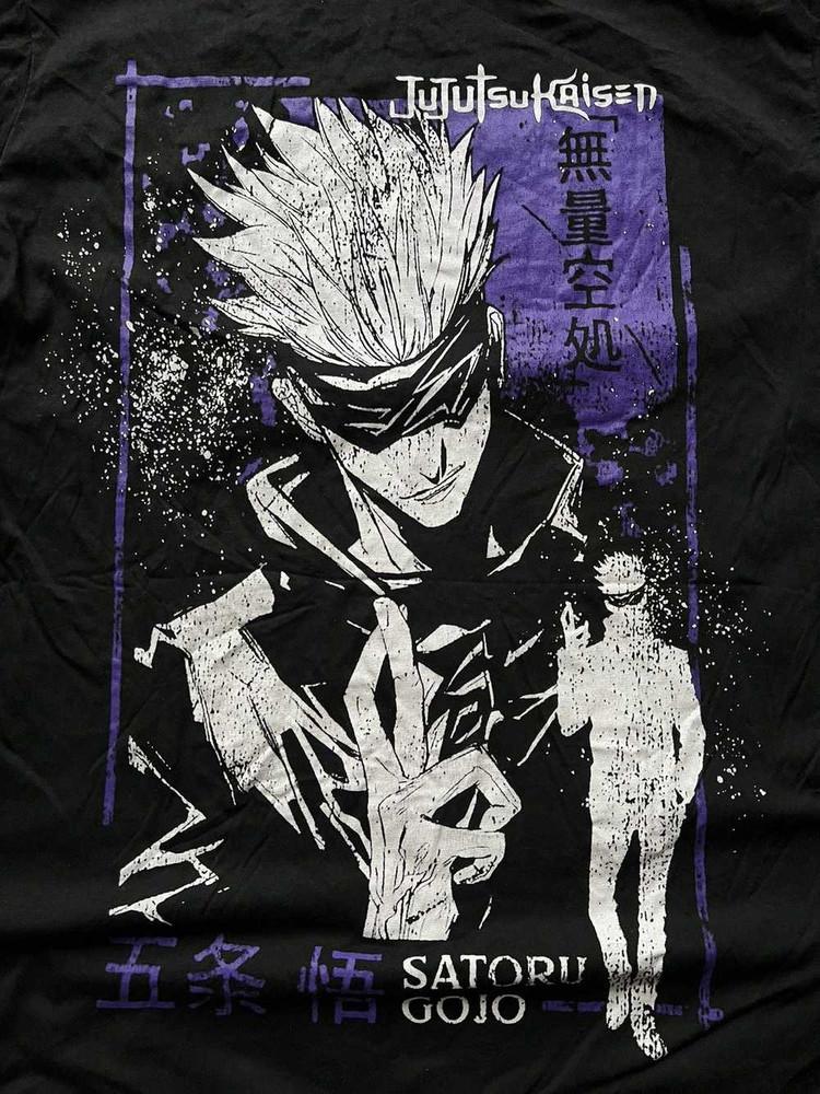 

Japanese Brand Jujutsu Kaisen Satoru Gojo TShirt Anime Tee Reprint PA6733 Unisex T-Shirt L