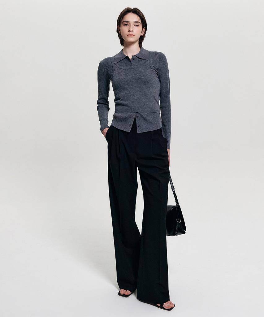 Lugkaeseuteu Greta Banding Slacks / Greta Banding Slacks_2Colors