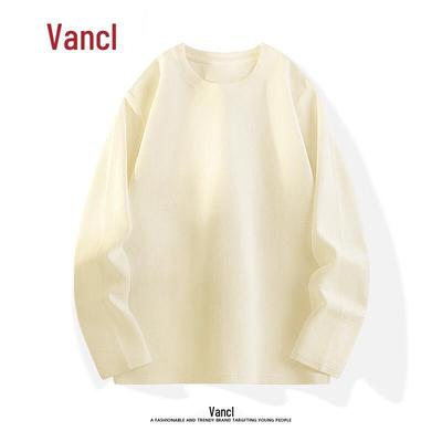 VANCL Men's Waffle Knit Long Sleeve T-Shirt