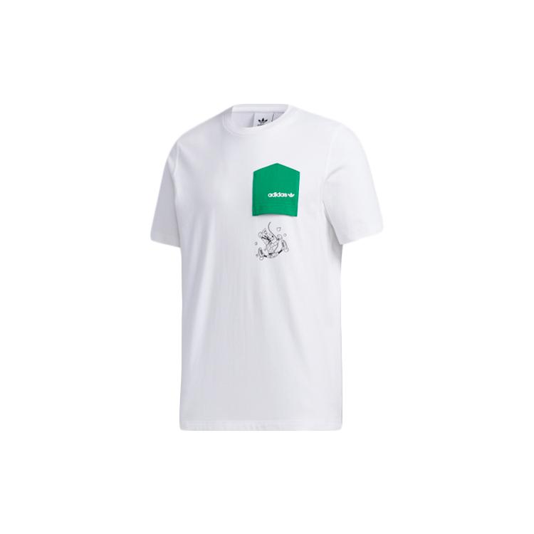 New Adidas x Disney Co branded T Shirt Men's White GP6477