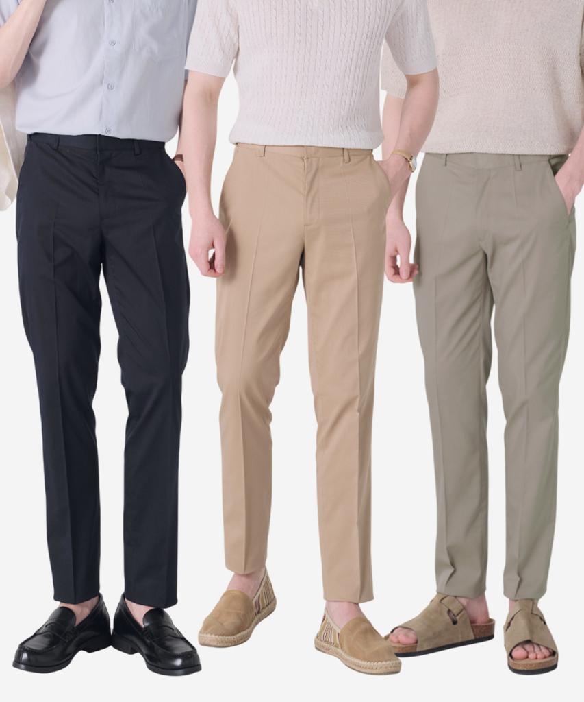 CERINI BY PAT Men'S Summer Cooling Cotton Spandex Pants 1 Type (25M)