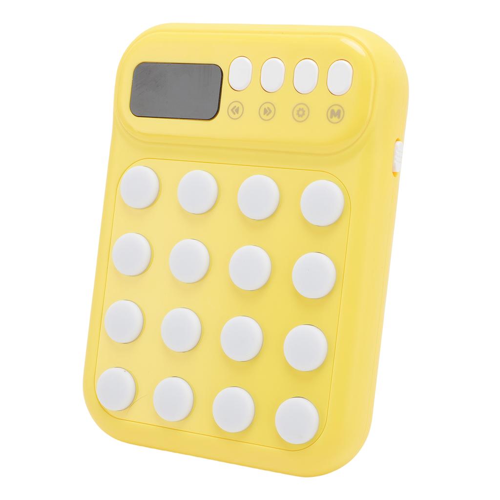 Handheld Game for Kids Electronic Brain Teasers Puzzle Memory Game for Kids Concentration Training Yellow