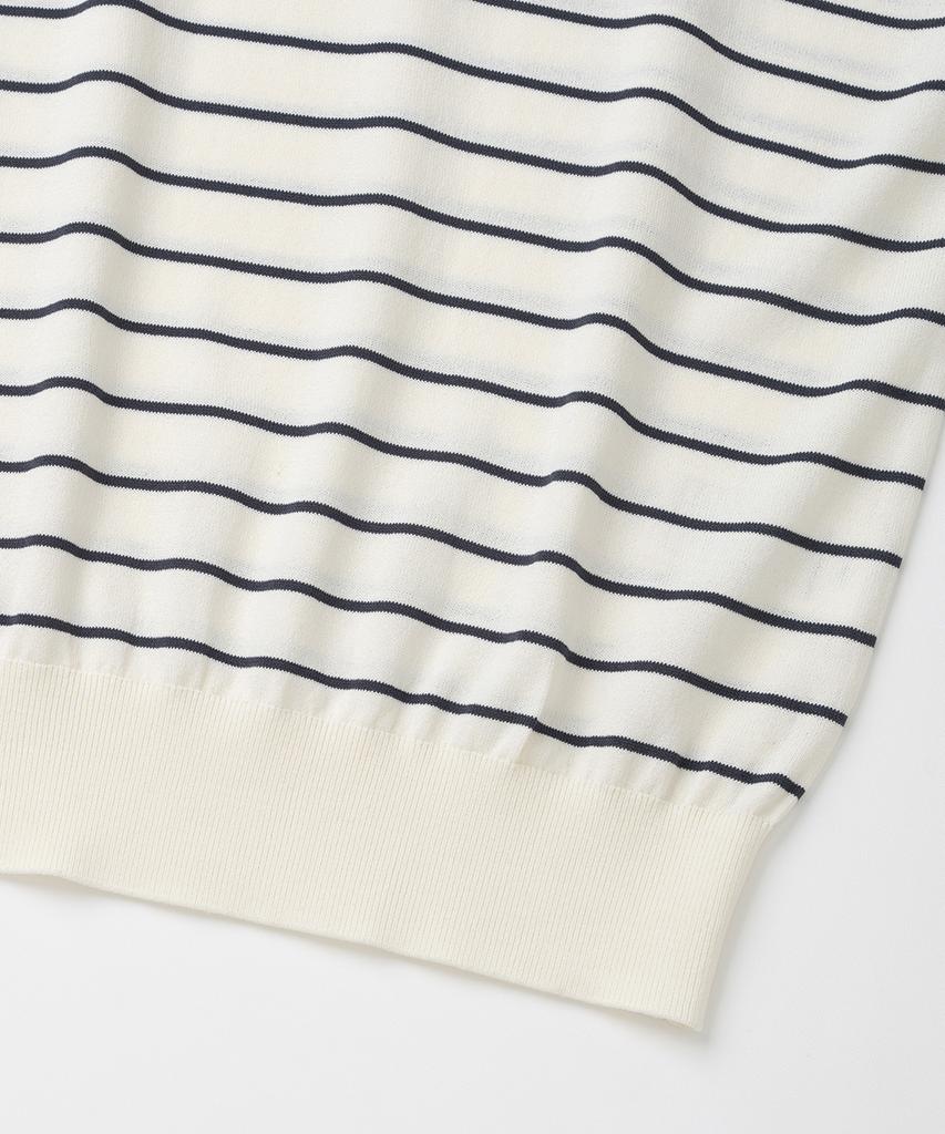 XOX Basic Cool Round Crop Short Sleeve Knit [Ivory St]