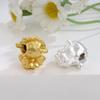 Sterling Silver 999 Little Sheep Beaded Flower Child DIY Jewelry Accessories