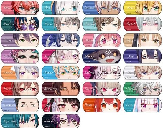 CharmAid Nijisanji vol.2 КОРОБКА (20 штук) Бинты Nijisanji
