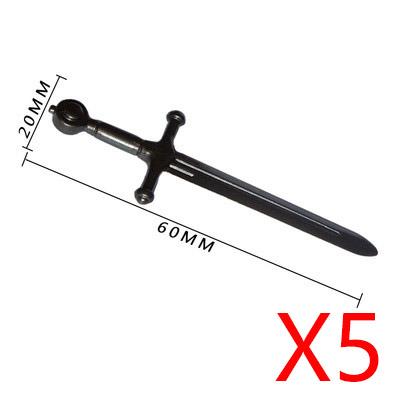 MOC Building Block Medieval Solider Knight Figures Toy Weapons Accessories Sword Axe Bow Sword Ten Spear Crossbow Mini Bricks