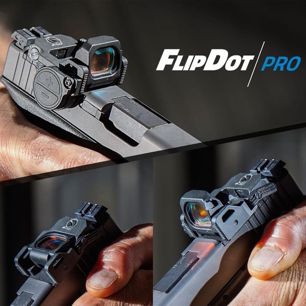 Flip-up Red Dot Sight, VIS PRO Type, with 2 Mount Adapters (RD)
