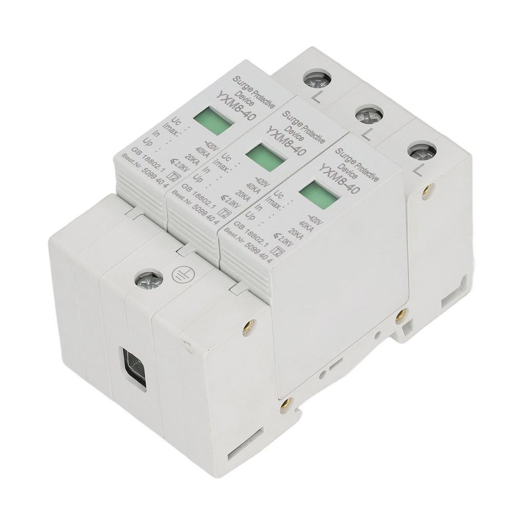 Surge Protective Device 3P 40KA 420V Voltage Protection Arrester Protector for Safety