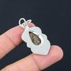Daughters Day Deal 925 Silver Natural Unakite Heart Chakra Engagement Pendant